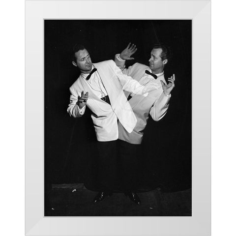 Portrait of King Guion-between 1938 and 1949 White Modern Wood Framed Art Print by Gottlieb, William