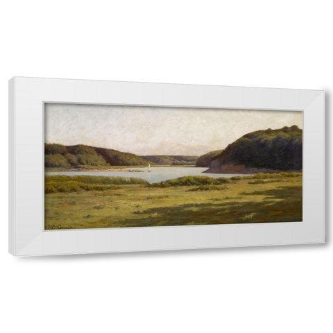 Inlet-Gloucester Harbor White Modern Wood Framed Art Print by Gruelle, Richard Buckner