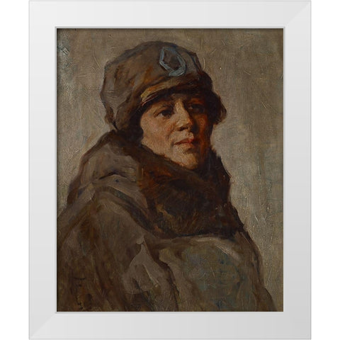 Myra Reynolds Richards White Modern Wood Framed Art Print by Forsyth, William J.