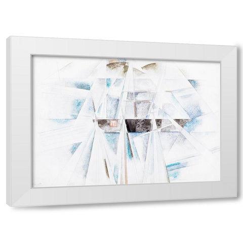 Bermuda No. 2-The Schooner White Modern Wood Framed Art Print by Demuth, Charles