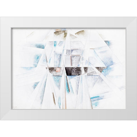 Bermuda No. 2-The Schooner White Modern Wood Framed Art Print by Demuth, Charles