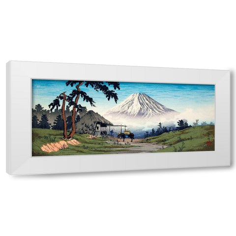Otome Pass-Hakone White Modern Wood Framed Art Print by Takahashi, Hiroaki