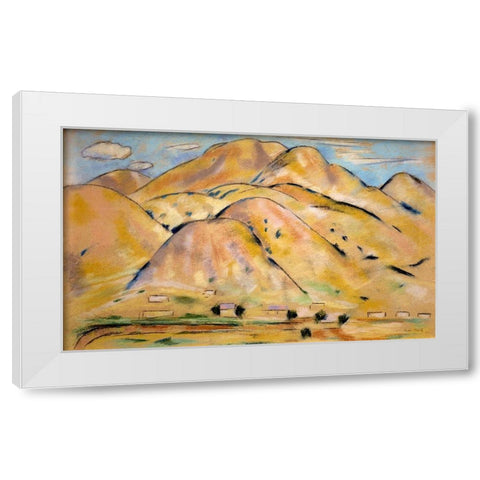 Arroyo Hondo White Modern Wood Framed Art Print by Hartley, Marsden