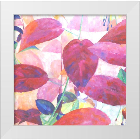 Colors of the Wind White Modern Wood Framed Art Print by Ghanooni, Sarah