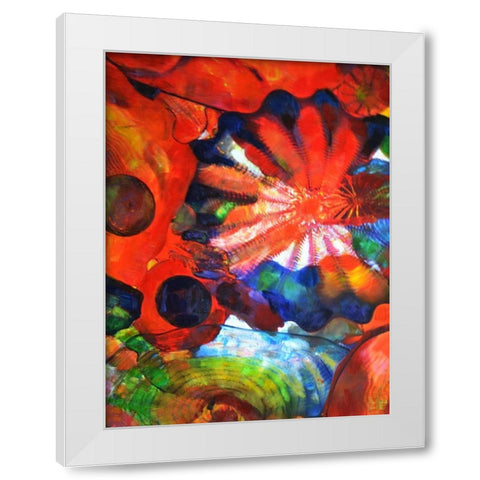 Illumination White Modern Wood Framed Art Print by Ghanooni, Sarah