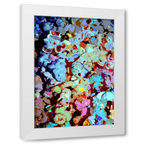 Poppin White Modern Wood Framed Art Print by Ghanooni, Sarah