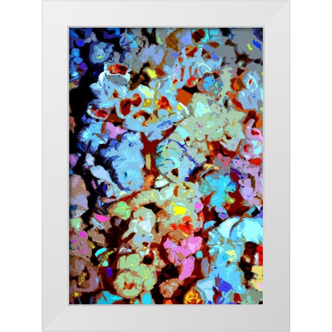 Poppin White Modern Wood Framed Art Print by Ghanooni, Sarah