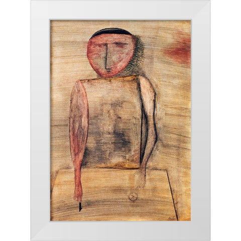 Doctor White Modern Wood Framed Art Print by Klee, Paul