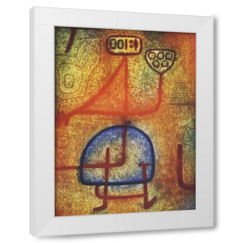 La Belle Jardiniere 1939 White Modern Wood Framed Art Print by Klee, Paul
