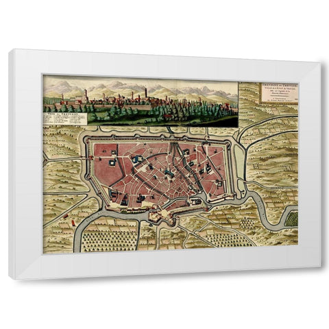 Nicea 1700 White Modern Wood Framed Art Print by Beeck, Anna