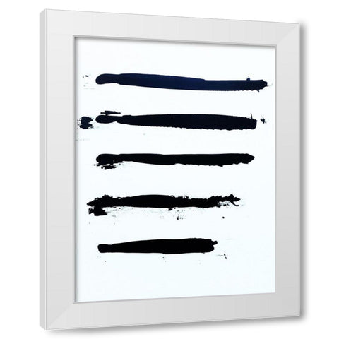 Redacted Breakup White Modern Wood Framed Art Print by Clement, Diane