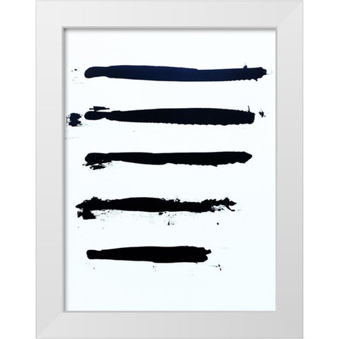 Redacted Breakup White Modern Wood Framed Art Print by Clement, Diane