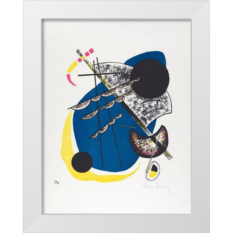 Kleine Welten II-Small Worlds II 1922 White Modern Wood Framed Art Print by Kandinsky, Wassily