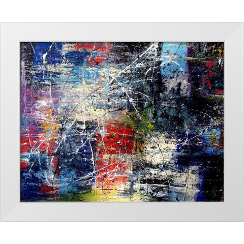 Garden Art White Modern Wood Framed Art Print by Clement, Diane