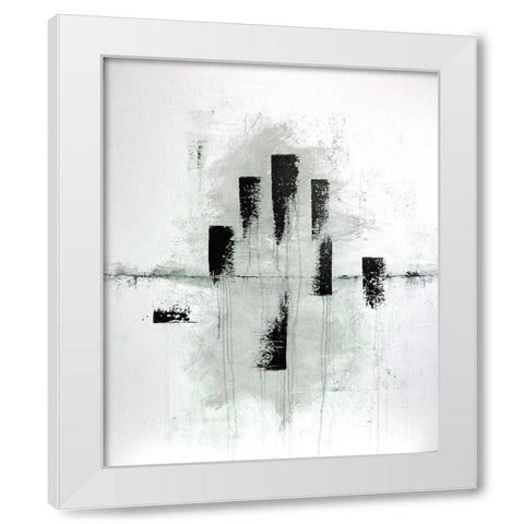 Passage White Modern Wood Framed Art Print by Clement, Diane