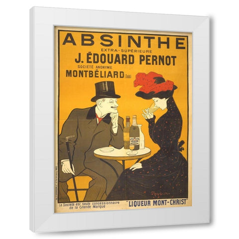 Absinthe Extra-Superieure White Modern Wood Framed Art Print by Cappiello, Leonetto
