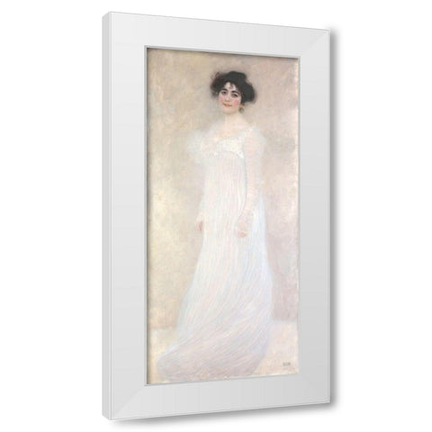 Serena Pulitzer Lederer White Modern Wood Framed Art Print by Klimt, Gustav
