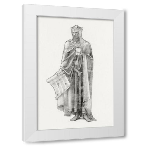 Robert the Bruce White Modern Wood Framed Art Print by Burneâ€“Jones, Edward