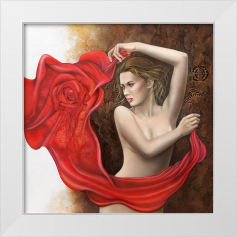 A Time to Soar White Modern Wood Framed Art Print by Ferraro