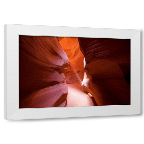 Slot Canyons Gently carved from the Navajo Sandstone-Arizona White Modern Wood Framed Art Print by Highsmith, Carol
