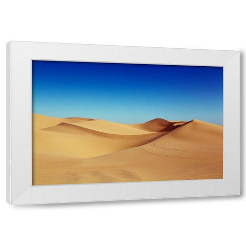 The Imperial Sand Dunes of Southern California White Modern Wood Framed Art Print by Highsmith, Carol