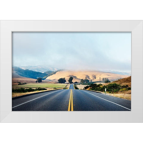 State Route 46-Old Mammoth Road in California White Modern Wood Framed Art Print by Highsmith, Carol