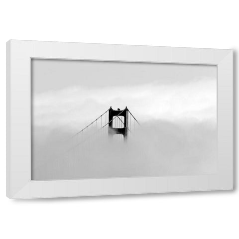 Golden gate bridge-San Fransisco USA White Modern Wood Framed Art Print by Highsmith, Carol