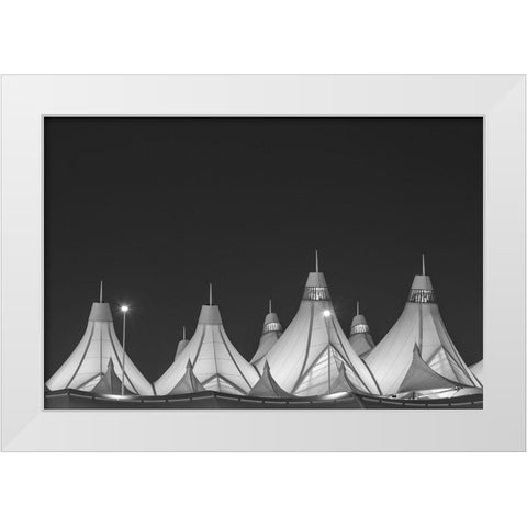 Denver International Airport-Denver-Colorado White Modern Wood Framed Art Print by Highsmith, Carol