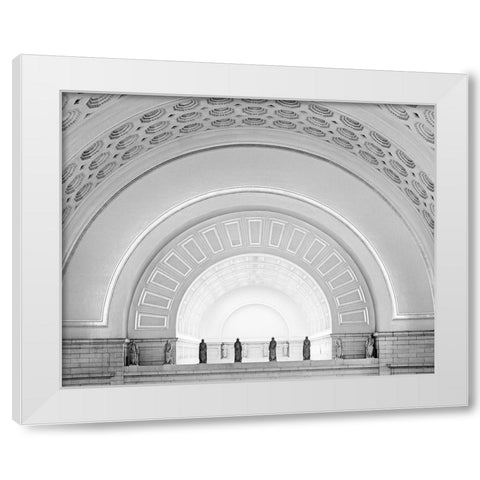 Union Station Washington D.C. White Modern Wood Framed Art Print by Highsmith, Carol