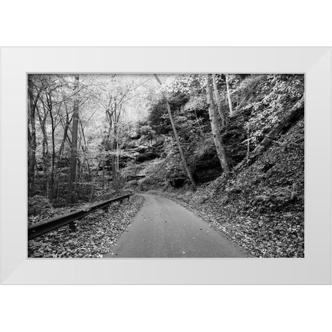 Picturesque road to Nuttallburg White Modern Wood Framed Art Print by Highsmith, Carol