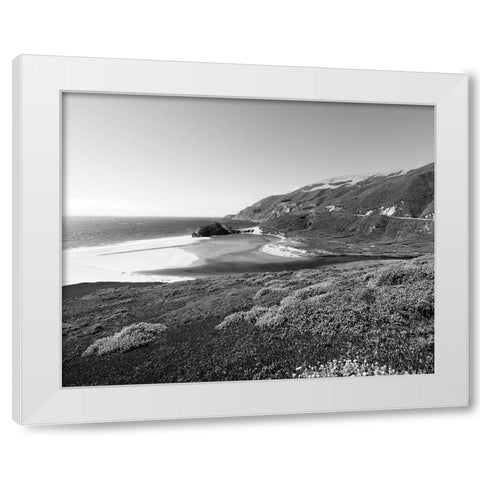 Pacific Coast Highway Scenic White Modern Wood Framed Art Print by Highsmith, Carol