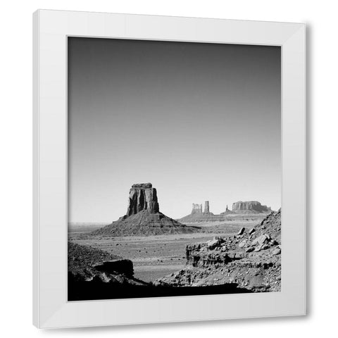 Monument Valley-Arizona White Modern Wood Framed Art Print by Highsmith, Carol