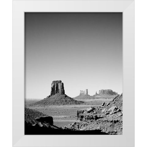 Monument Valley-Arizona White Modern Wood Framed Art Print by Highsmith, Carol