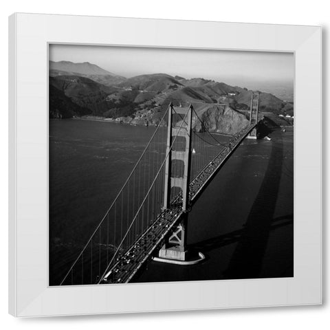 The Golden Gate Bridge White Modern Wood Framed Art Print by Highsmith, Carol