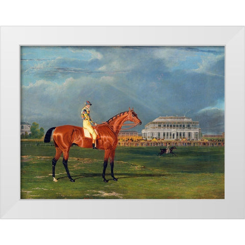 Memnon-with William Scott Up White Modern Wood Framed Art Print by Herring, John Frederick