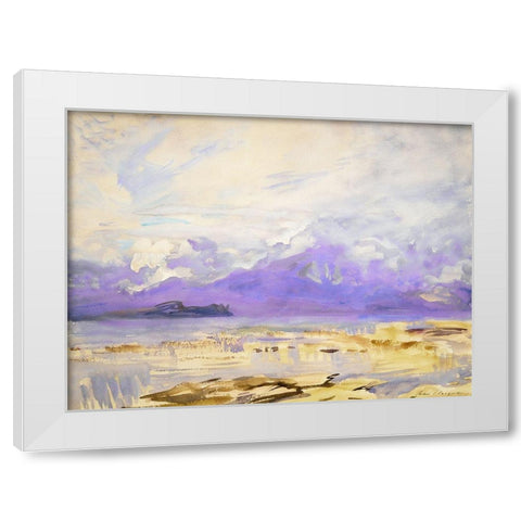 Sirmione White Modern Wood Framed Art Print by Sargent, John Singer