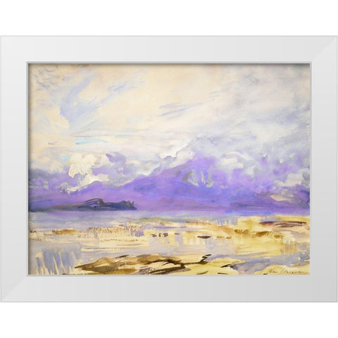 Sirmione White Modern Wood Framed Art Print by Sargent, John Singer