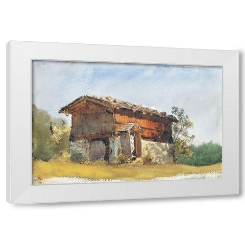 Tyrolean Shrine White Modern Wood Framed Art Print by Sargent, John Singer