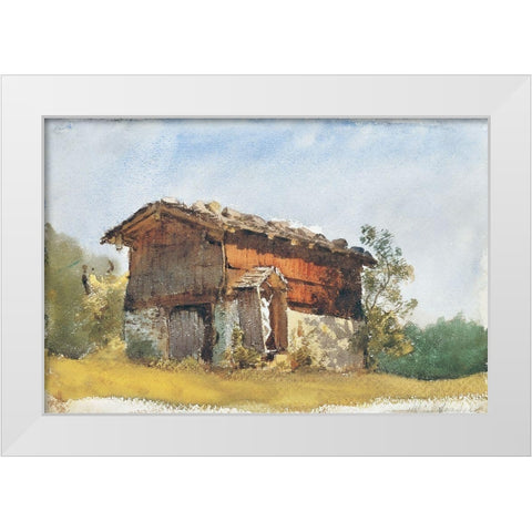 Tyrolean Shrine White Modern Wood Framed Art Print by Sargent, John Singer