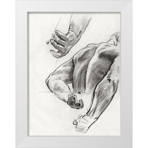 Studies for Judgment White Modern Wood Framed Art Print by Sargent, John Singer