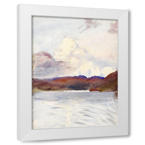 Scotland White Modern Wood Framed Art Print by Sargent, John Singer