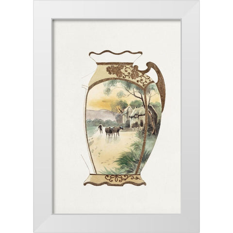 Design for a Noritake Jug IV White Modern Wood Framed Art Print by Noritake Designs