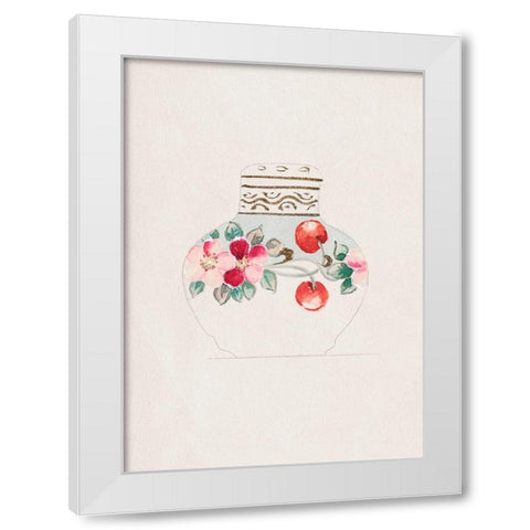 Design for Noritake Lidded Jar I White Modern Wood Framed Art Print by Noritake Designs