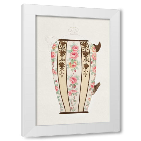 Design for a Noritake Milk Pitcher White Modern Wood Framed Art Print by Noritake Designs