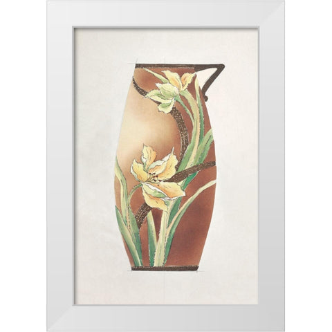 Design for a Noritake Jug V White Modern Wood Framed Art Print by Noritake Designs