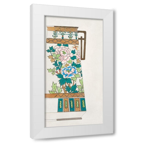 Design for a Noritake Jug VI White Modern Wood Framed Art Print by Noritake Designs