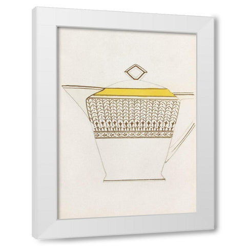 Design for a Noritake Creamer White Modern Wood Framed Art Print by Noritake Designs