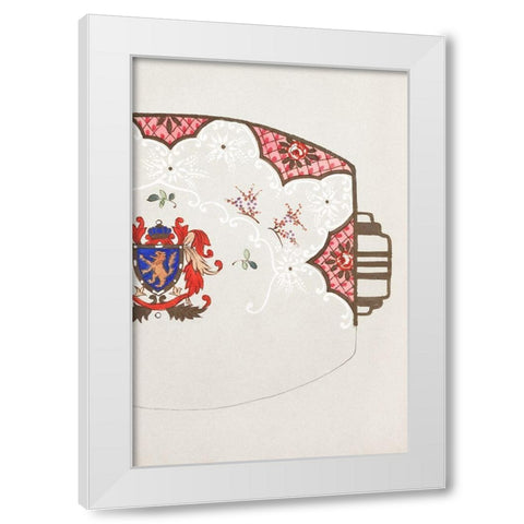Design for a Noritake Platter II White Modern Wood Framed Art Print by Noritake Designs