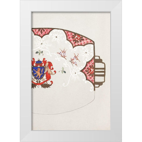 Design for a Noritake Platter II White Modern Wood Framed Art Print by Noritake Designs