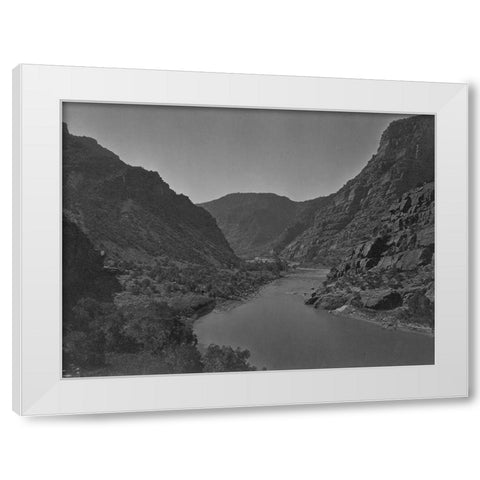 Green River-Utah White Modern Wood Framed Art Print by OSullivan, Timothy H